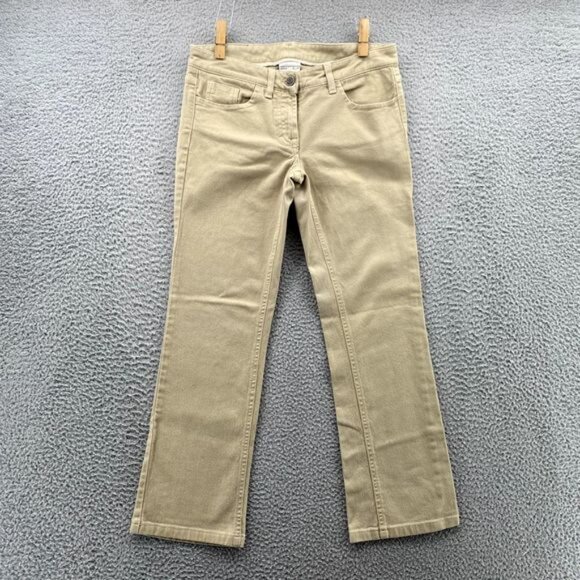 NWOT Brioni Pants Adult 8 Beige Italian Denim Jeans Cotton Stretch Casual Womens - Picture 2 of 13